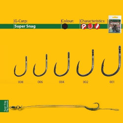 CARLIGE GAMAKATSU FORJATE G-CARP SUPER SNAG NR.4 10BUC/PL