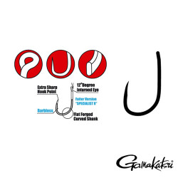 CARLIGE GAMAKATSU G-CARP SPECIALIST RX BARBLESS NR.4 10BUC/PLIC