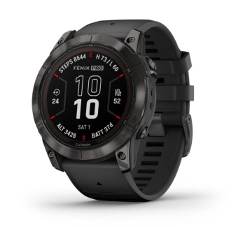 CEAS GARMIN FENIX 7 PRO SAPPHIRE SOLAR DLC CARB.GRAY TI BLACK 51MM