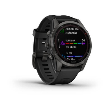 CEAS GARMIN FENIX 7S SAPPHIRE SOLAR CARBON GRAY TI / BLACK 42MM - Img 2