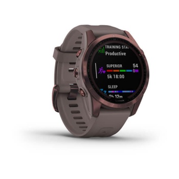 CEAS GARMIN FENIX 7S SAPPHIRE SOLAR DARK BRONZE TI / GRAY 42MM - Img 2