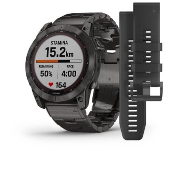 CEAS GARMIN FENIX 7X SAPPHIRE SOLAR CARB.GRAY TI / BLAKE 51MM