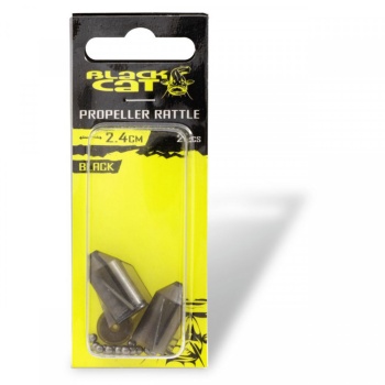 CLOPOTEI BLACK CAT PROPELLER RATTLES 2.4CM NEGRU - Img 3