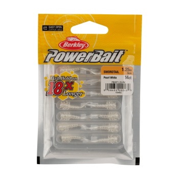 CREATURA BERKLEY POWERBAIT SWORDTAIL 3CM PEARL WHITE - Img 3