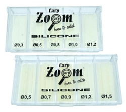 CUTIE TUBURI DE SILICON CARP ZOOM 0.5. 0.7. 0.9. 1.2. 1.5MM TRANSPARENT