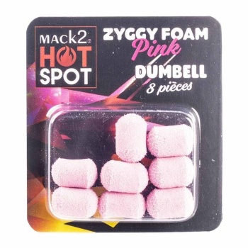 DUMBELL MACK2 ZIGGY FOAM DUMBELL ROZ 8BUC