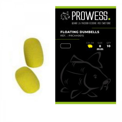 DUMBELS FLOTANT PROWESS EVA GALBEN 8MM 10BUC/PAC