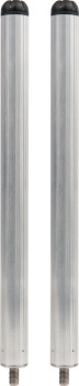 EXTENSII MATRIX SILVER PENTRU PICIOARE Ø 25 MM LUNGIME 30CM SET 2 BUC.