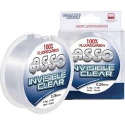 FIR ASSO FLUOROCARBON INVISIBLE CLEAR 0.13MM 50M
