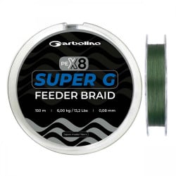 FIR GARBOLINO SUPER G FEEDER BRAID 0.08MM 150M