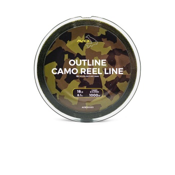 FIR MONOFILAMENT AVID CARP OUTLINE CAMUFLAJ 0.37MM 18LB 1000M