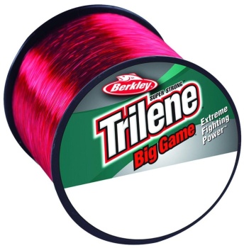 FIR MONOFILAMENT BERKLEY TRILENE BIG GAME 600M, 0,45MM, 12,5KG/27LB RED