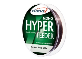 FIR MONOFILAMENT CLIMAX HYPER FEEDER 250M 0.25MM DARK BROWN