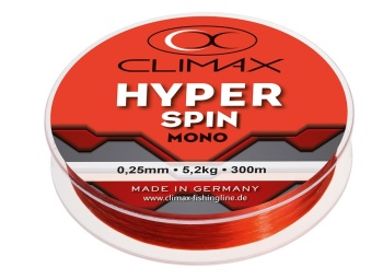 FIR MONOFILAMENT CLIMAX HYPER SPINNING FLUO RED 135m 0.20mm