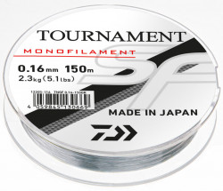 FIR MONOFILAMENT DAIWA TOURNAMENT SF 0.16MM / 2.3KG / 300M GREY