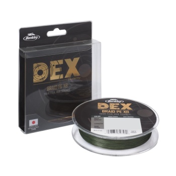 FIR TEXTIL BERKLEY DEX BRAID X8 PE GREEN 0.04MM 4.1KG 150M - Img 5