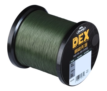 FIR TEXTIL BERKLEY DEX BRAID X8 PE GREEN 0.08MM 6.8KG 3000M - Img 5