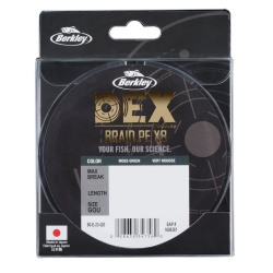FIR TEXTIL BERKLEY DEX BRAID X8 PE GREEN 0.12MM 9KG 150M