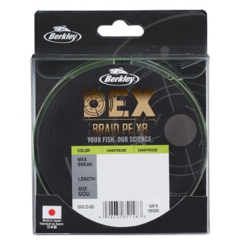 FIR TEXTIL BERKLEY DEX X8 PE CHARTREUSE 0.12MM 9KG 150M - Img 5