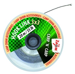 FIR TEXTIL CARP ZOOM HOOKLINK 3X3 MAROU 25LB 20M