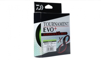 FIR TEXTIL DAIWA TOURNAMENT 8XBRAID EVO+ SUPER SLIM CHARTREUSE 0.5MM / 6.4KG / 135M - Img 2