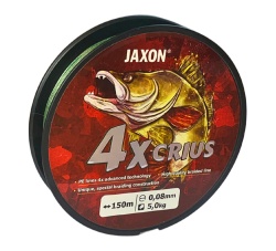 FIR TEXTIL JAXON CRIUS PE 4X DARK GREEN 150M 0.32MM 38KG