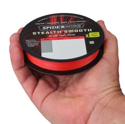 FIR TEXTIL SPIDERWIRE STEALTH X8 0.19MM 300M 18.0KG CODE RED