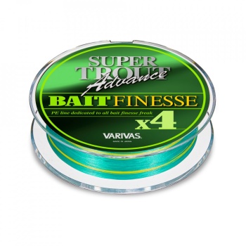 FIR TEXTIL VARIVAS SUPER TROUT ADVANCE BAIT FINESSE PE X4 100M 0.148MM 15.0LB VERDE FLUO - Img 2