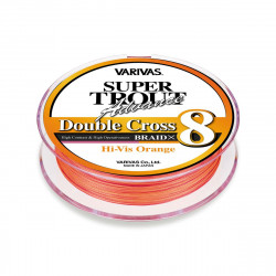FIR TEXTIL VARIVAS SUPER TROUT ADVANCE DOUBLE CROSS PE 8X 100M 11.4LB HI-VIS ORANGE