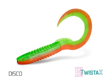 GRUB DELPHIN TWISTAX EELTAIL UVS / 5BUC 15CM / BLOODY MILION - Img 4