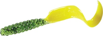 GRUB MISTER TWISTER 10CM LIME BLACK/YELLOW 5BUC/PLIC