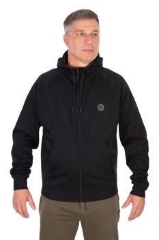 HANORAC FOX COLLECTION ZIPPED HOODY - BLACK - 3XL