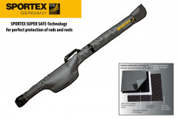 HUSA INDIVIDUALA SPORTEX SINGLE CARP GREY 1 LANSETA + 1 MULINETA 208CM
