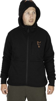 JACHETĂ FOX COLLECTION SHERPA – BLACK/ORANGE, MĂRIMEA 2XL - Img 2