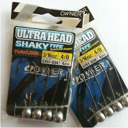 JIG LESTAT OWNER 5151 NO.4/0 1/4OZ ULTRA HEAD SHANKY TYPE 7.09G