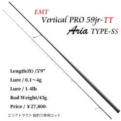 LANSETA NEO STYLE VERTICAL PRO 59JR-ST TYPE-SS 1.75M 0.1-4G 2TR