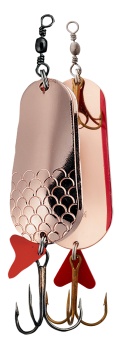 LINGURITA OSCILANTA DAM TWIN SPOON 5.5CM 22G S COPPER / COPPER