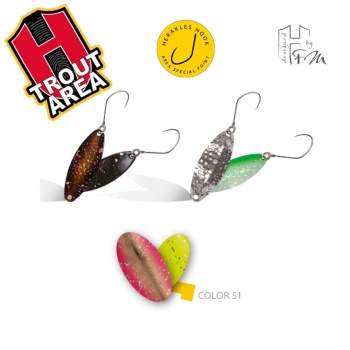 LINGURITA OSCILANTA HERAKLES HIVE 2.4gr Culoare 51 Japan Trout