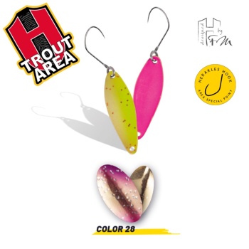 LINGURITA OSCILANTA HERAKLES RACE 1.5gr Culoare 28 Golden Trout