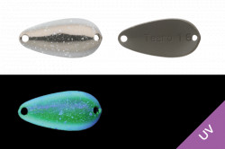 LINGURITA OSCILANTA JACKALL TEARO 2.2CM 1.9G YAZY SILVER WHITE UV