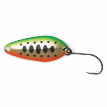LINGURITA OSCILANTA NO.5 2.5GR 31.5MM DAM EFFZETT PRO TROUT SPOON GREEN ORANGE SMOLT UV