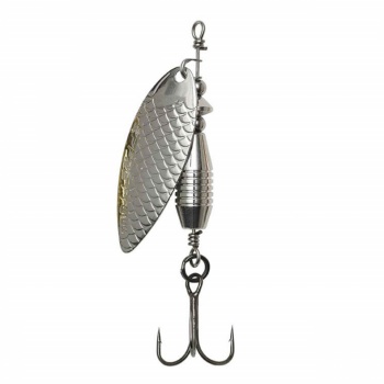 LINGURITA ROTATIVA 10GR #3 DAM EFFZETT FAST WATER SPINNER SILVER - Img 2