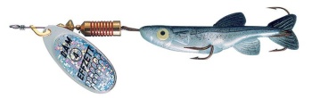 LINGURITA ROTATIVA DAM MINNOW SPINNER NR.1 3G SINKING SILVER / BLACK