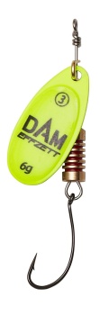 LINGURITA ROTATIVA DAM SINGLEHOOK SPINNER NR.2 4G SINKING YELLOW