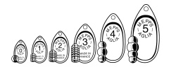 LINGURITA ROTATIVA MEPPS AGLIA ARGINT 2,5G .