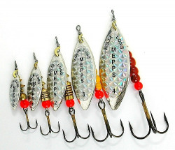 LINGURITA ROTATIVA MEPPS AGLIA LONG RAINBOW ARGINT 4,5G .