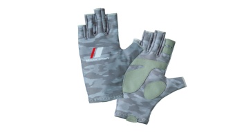 MANUSI MAJOR CRAFT UV-CUT GLOVE L Light Gray Camo