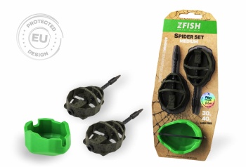 METHOD FEEDER ZFISH SPIDER MEDIUM SET 50-60G + MATRITA