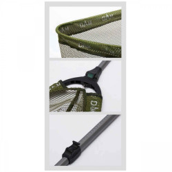 MINCIOG DAM CROSSPOWER LANDING NET 220CM 50X50X40CM 6MM RUBBER 98CM