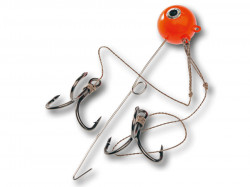 MONTURA PENTRU SOMN CLIMAX CULT CATFISH JIG DEADBAIT 230GR ANCORA 4/0 RED